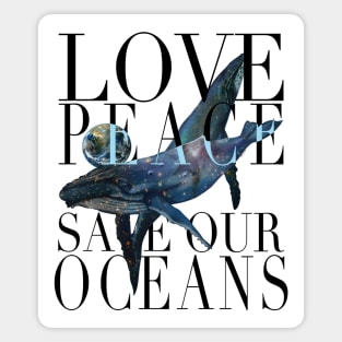 Save our Planet , Save the Whales Magnet